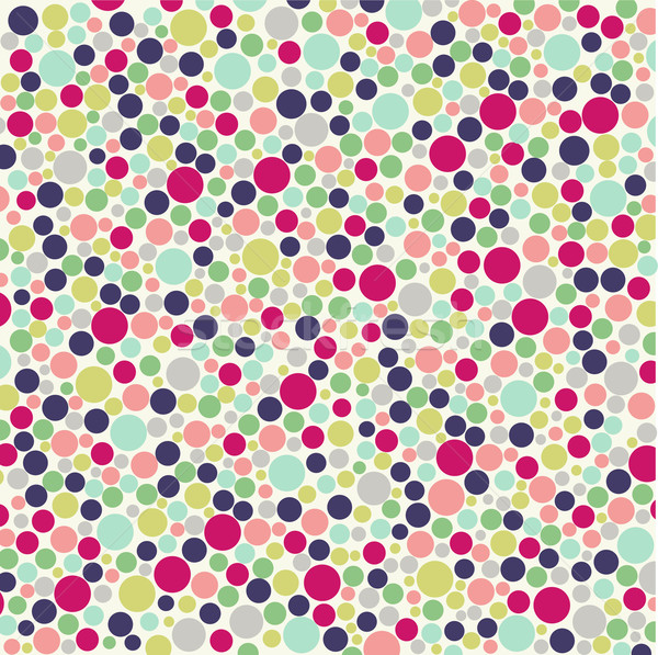 seamless pattern, polka dot fabric, wallpaper Stock photo © lemony