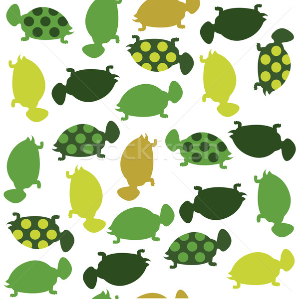 Seamless animal pattern for kids Stock photo © lemony