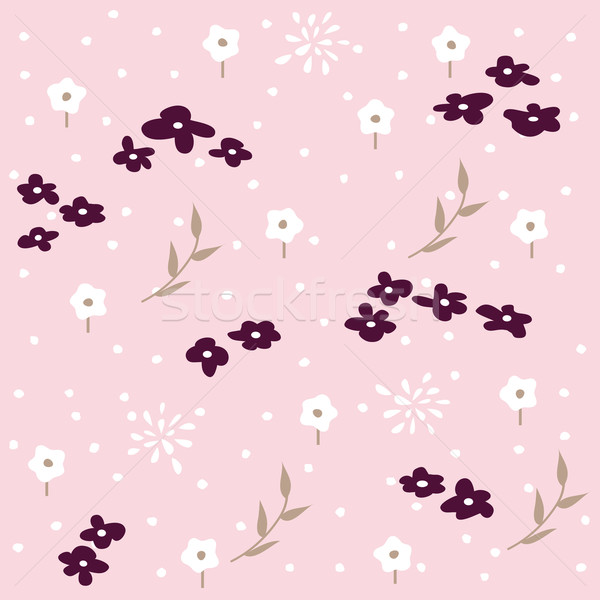 pattern seamless with flowers Stock photo © lemony