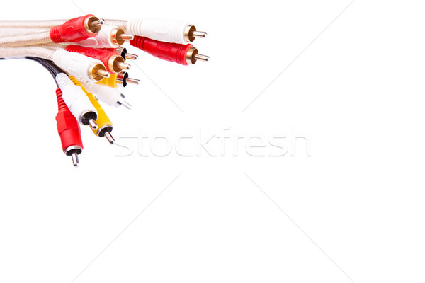 Cable connectors isolated on white  Stock photo © Len44ik