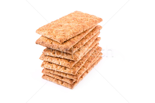 Wholesome biscuits with cereal isolated on white.  Stock photo © Len44ik
