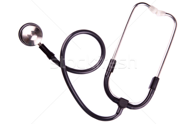 Medizinischen Stethoskop isoliert weiß Hintergrund Medizin Stock foto © Len44ik