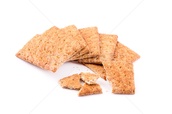 Wholesome biscuits with cereal isolated on white.  Stock photo © Len44ik