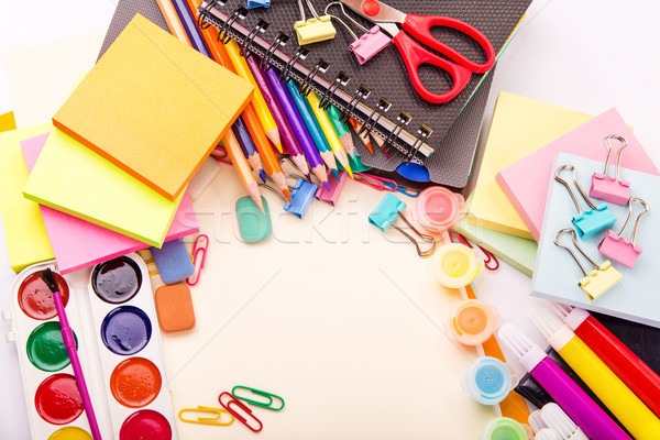 School and office stationary. Back to school concept Stock photo © Len44ik