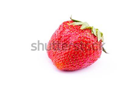 Fresh strawberry isolated on white background. Stock photo © Len44ik