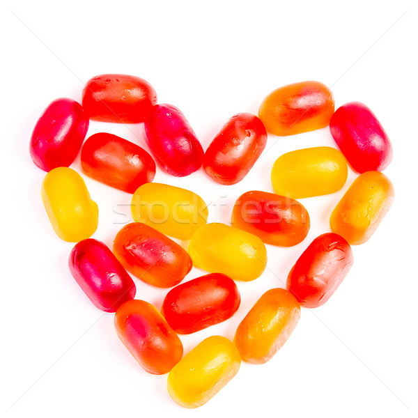 красочный желе конфеты любви сведению форма Сток-фото © Len44ik