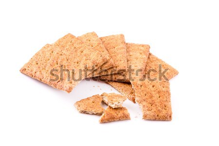 Wholesome biscuits with cereal isolated on white.  Stock photo © Len44ik