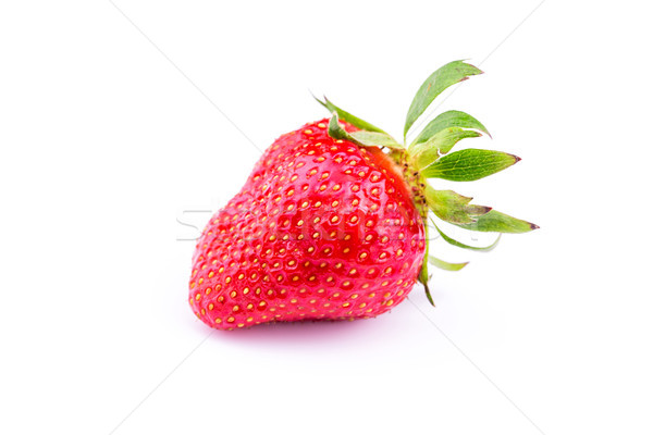Fresh strawberry isolated on white background. Stock photo © Len44ik