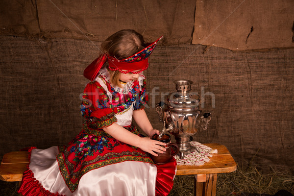 Beautiful russian girl  Stock photo © Len44ik
