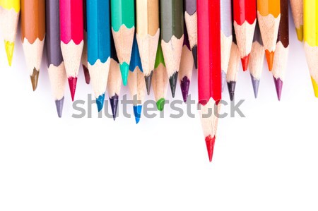 Colour pencils isolated Stock photo © Len44ik