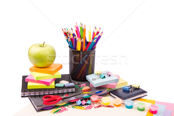School and office stationary. Back to school concept Stock photo © Len44ik