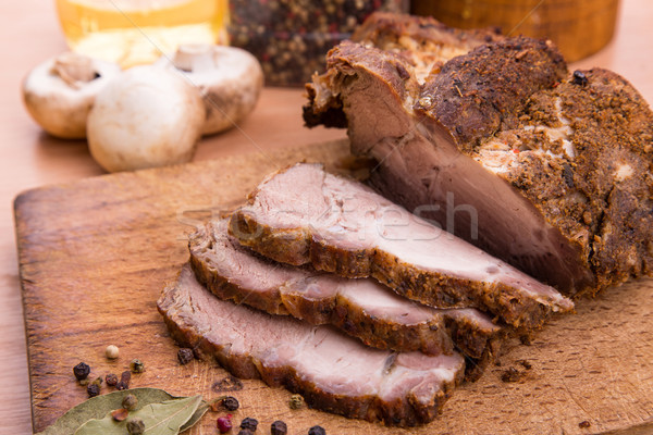 [[stock_photo]]: Grillés · porc · steak · viande · alimentaire