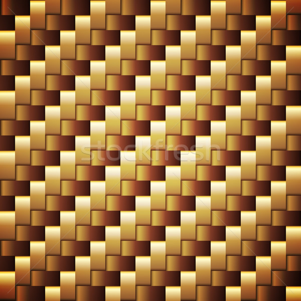 Seamless golden webbed vector square texture. Stock photo © lenapix