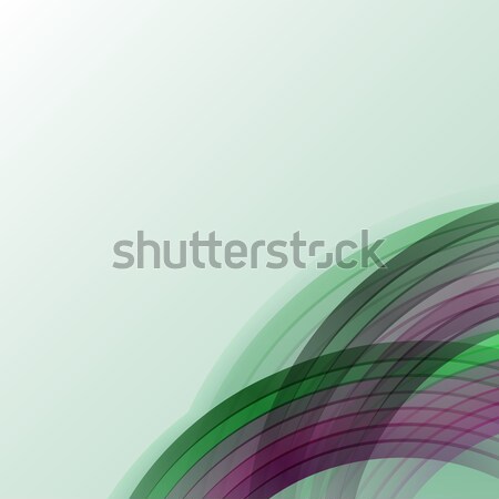 Abstract round corner intersecting stripes vector background. Stock photo © lenapix