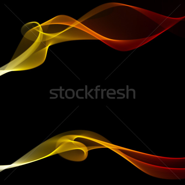 Abstract fuoco fiamme vettore design fumo Foto d'archivio © lenapix