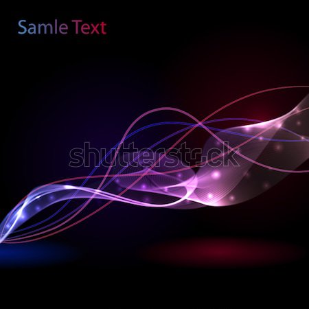 Colorful abstract light wave vector background.  Stock photo © lenapix