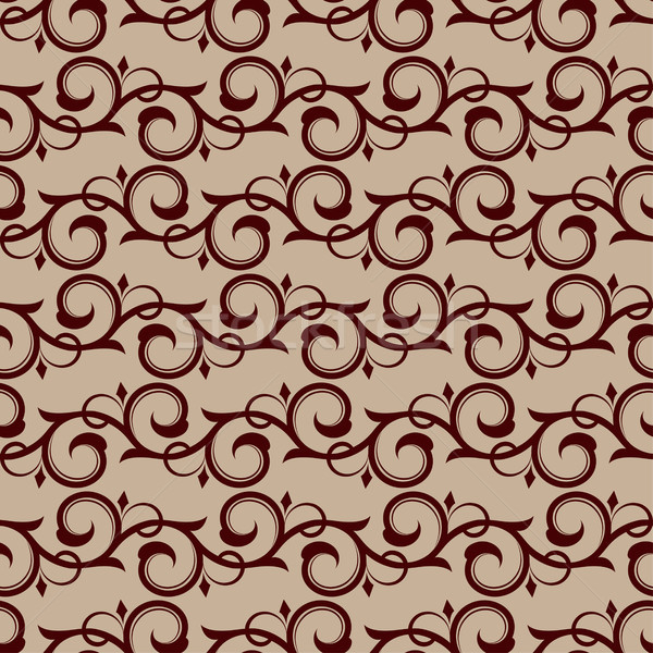 Senza soluzione di continuità beige vettore pattern abstract fiore Foto d'archivio © lenapix
