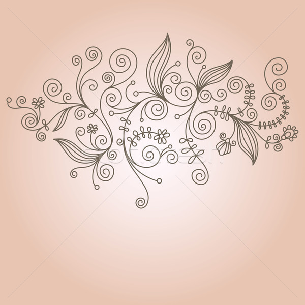 Felicitare frumuseţe ilustrare floare dragoste artă Imagine de stoc © Lenlis