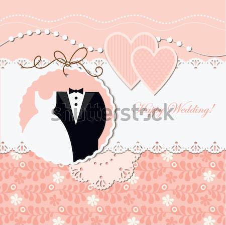 Stock photo: Wedding card
