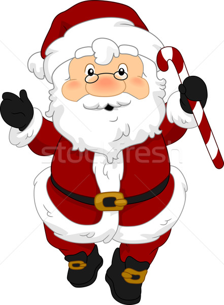 Seker Ornek Noel Baba Vektor Ilustrasyonu C Lenm 1434742 Stockfresh