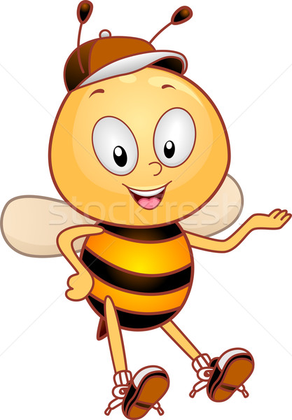 Presenter Bee Stock photo © lenm