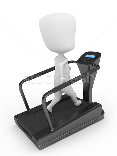 Treadmill Man Stock photo © lenm