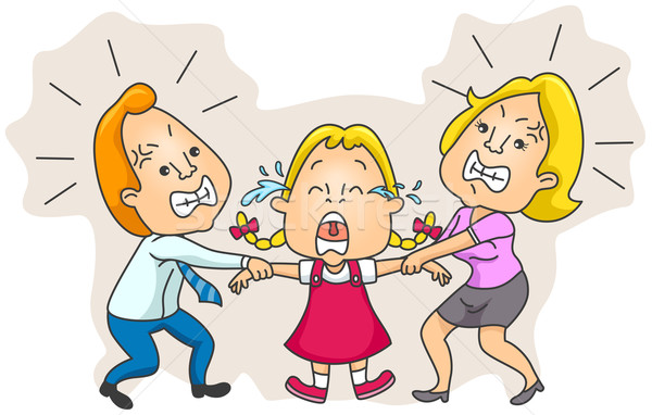 Parents Fight vector illustration © lenm (#481539) | Stockfresh