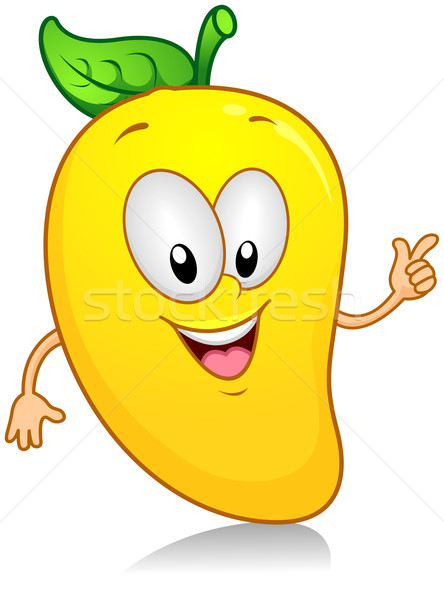манго жест иллюстрация характер что-то Сток-фото © lenm
