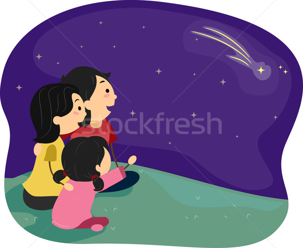 Stargazing Stock photo © lenm