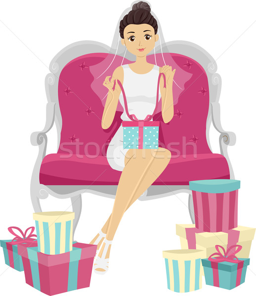 Stock photo: Bridal Shower Gifts