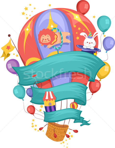 Carnival Air Balloon Stock photo © lenm