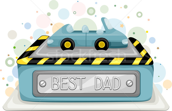 Best Dad Cake Stock photo © lenm