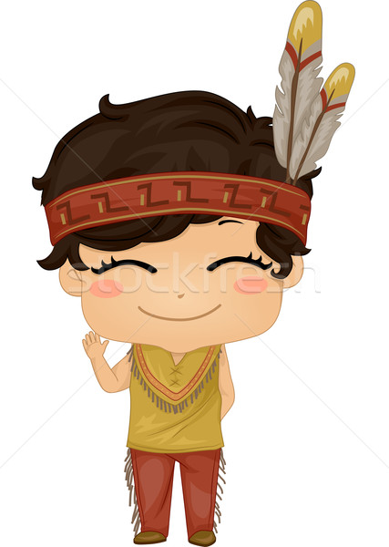 Stock photo: Native American Boy