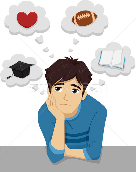 Teenage Male Interests Stock photo © lenm