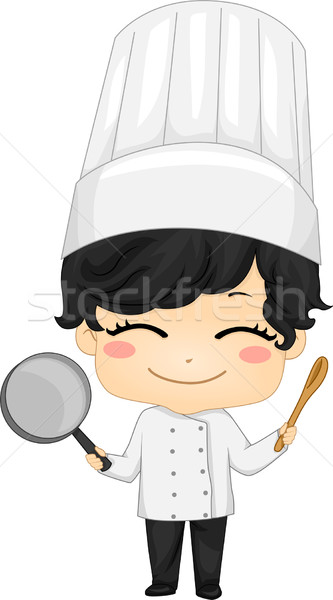 GORRO PEQUEÑO DIBUJO COCINERO NIÑO