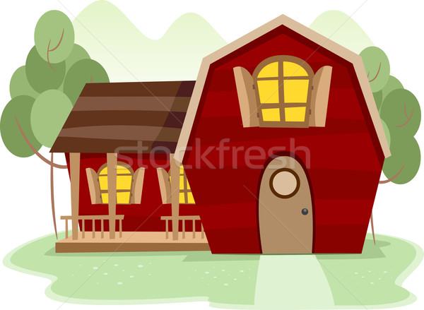 Barnhouse Stock photo © lenm