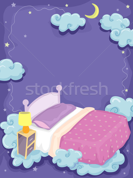 Bed Background Stock photo © lenm