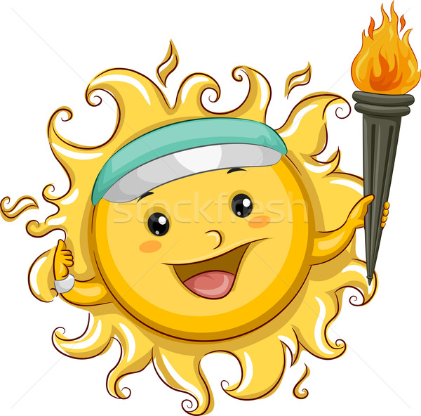 Sun Summer Sports Stock photo © lenm