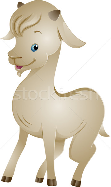 Cute Goat Stock photo © lenm
