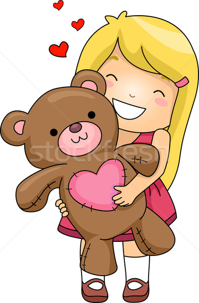 Bear Hug Stock photo © lenm