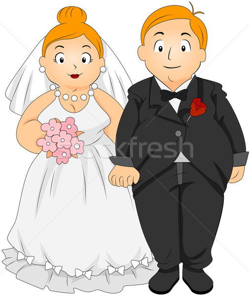 Bride and Groom Stock photo © lenm