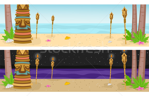 ストックフォト: バナー · 実例 · ビーチ · リゾート · 海 · デザイン