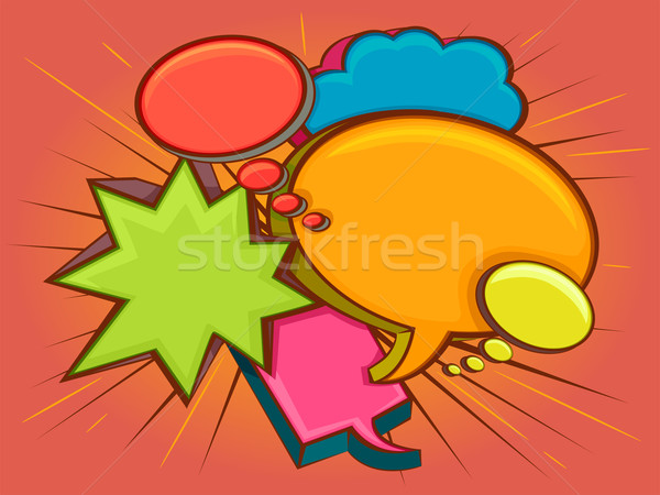 Speech Bubbles Stock photo © lenm