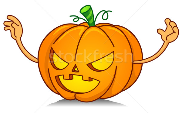 Pumpkin Scare Stock photo © lenm