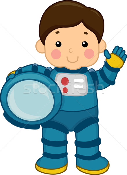 Astronaut Boy Stock photo © lenm