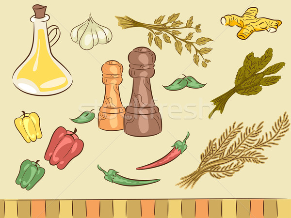 Imagem Vetorial. Desenho Colorido Da Rúcula. Esboço De Vegetação, Tempero,  Imitação De Tinta. Royalty Free SVG, Cliparts, Vetores, e Ilustrações  Stock. Image 88290672