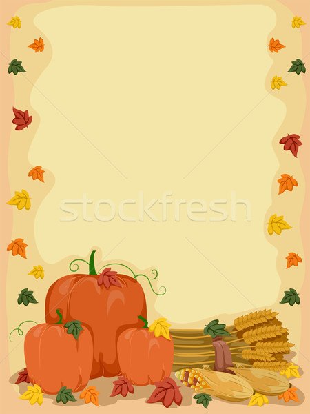 Autumn Pumpkin Background Stock photo © lenm