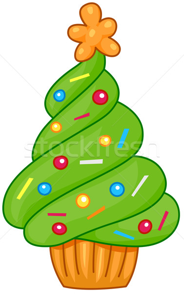 Stock fotó: Karácsonyfa · terv · minitorta · alakú · ahogy · karácsony
