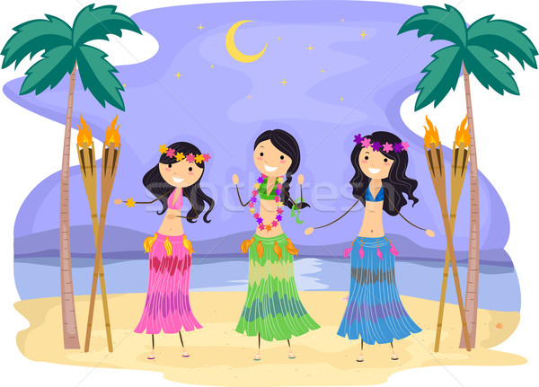 Hula Stock photo © lenm