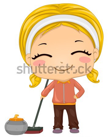 Stock photo: Senior Man Gardening Rake